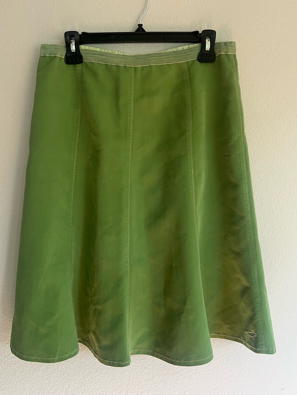 Horny Toad Green A-line Skirt, 10